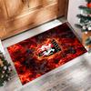 Stade Rennais FC Soccer Football Pattern Soft Area Rug Non Slip Indoor Floor Carpet Sports Decor Mat for Bedroom