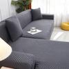 Elasticized Jacquard Sofa Slipcovers Soild Colour Dust Proof Sofa Covers L Shape Sofa Guard Designed For Living Room Office Couch Covers