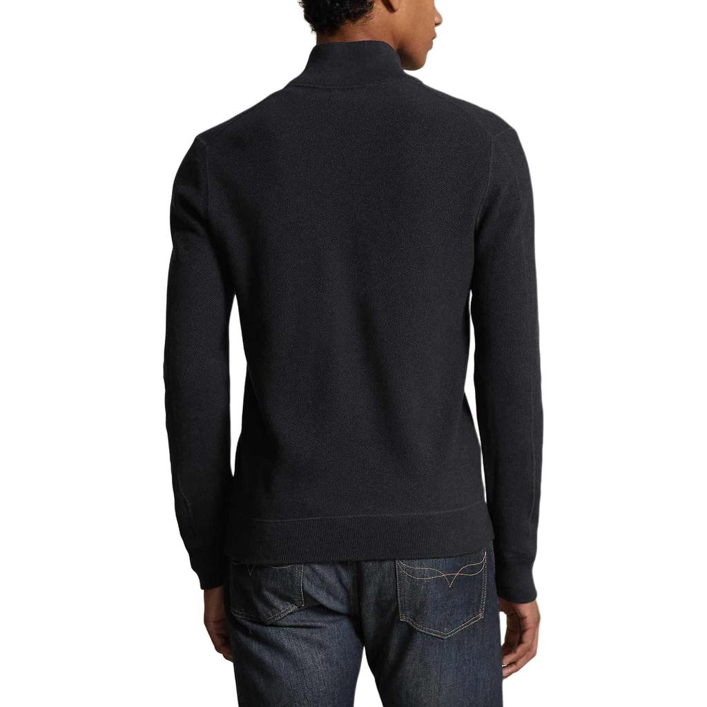 Polo Ralph Lauren FW25 Ribbed Half-Zip Cotton Long Sleeve Knit Sweater Men sweater 710P07395-003