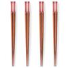 Chopsticks Set 4 Acrylic Resin Natural Wood Made Japan Dishwasher