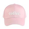 COFFEE Caps Summer Adult Baseball Cap Adjustable with Curved Brim Duckbill Hat Protection Sun Hats