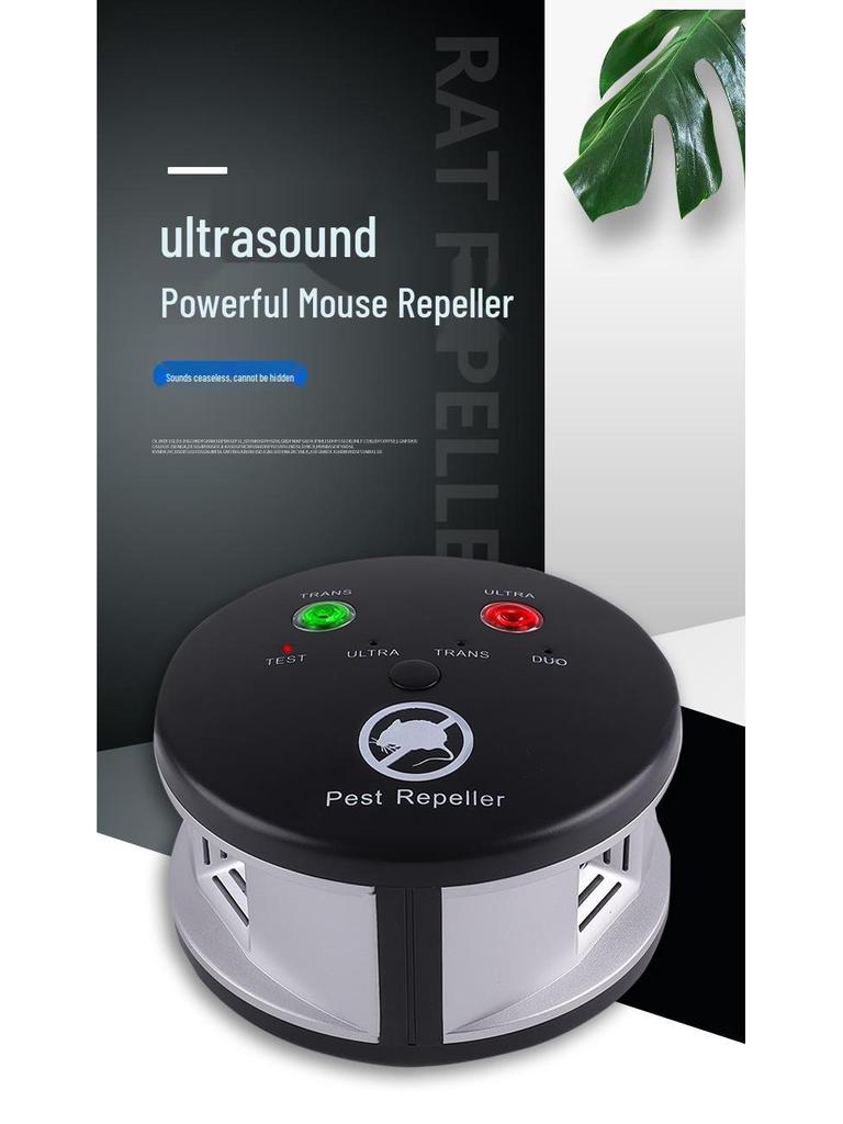 High-Power 360° Ultrasonic Indoor Repeller for Mice, Insects, and Squirrels