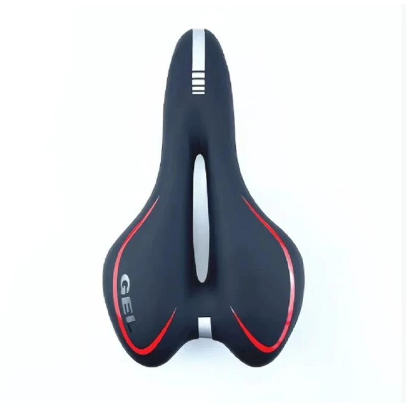 Mountain Bike Saddle Thickened Soft Silicone Bicycle Seat Cushion Comfortable Replacement Pad for Road Bike Fixed Gear Cycling