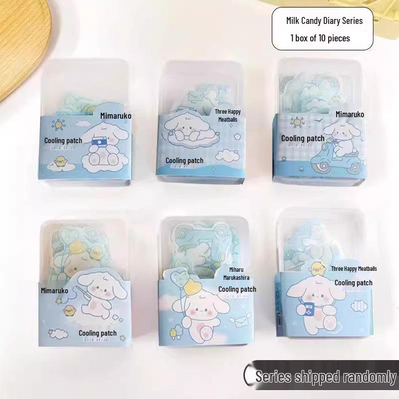 10-Pack Newcomer Exclusive Cartoon Cooling Patch for Phones - Free Shipping