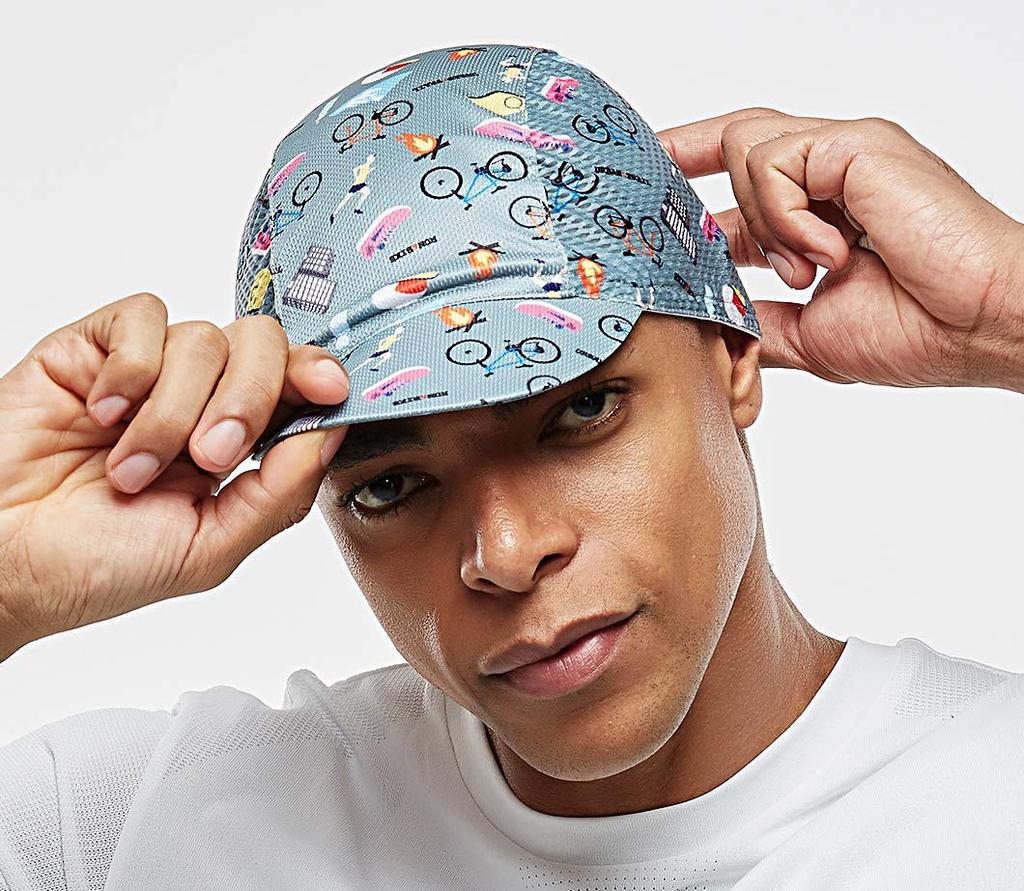 TARO WORKS Cycling Inner Stretchy Beanie Camouflage Cap, Spring, Autumn, Winter, Stretch, Moisture-Wicking, Quick-Drying, Cap,