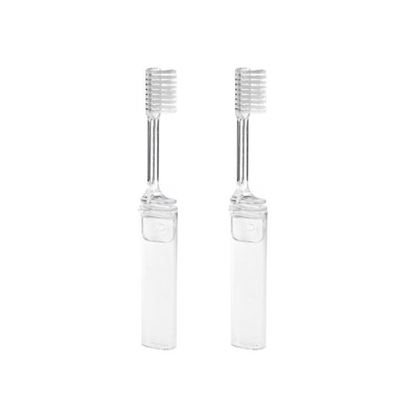Foldable Mini Disposable Toothbrush Portable Sanitary and Compact Travel Essential for Airplane Train