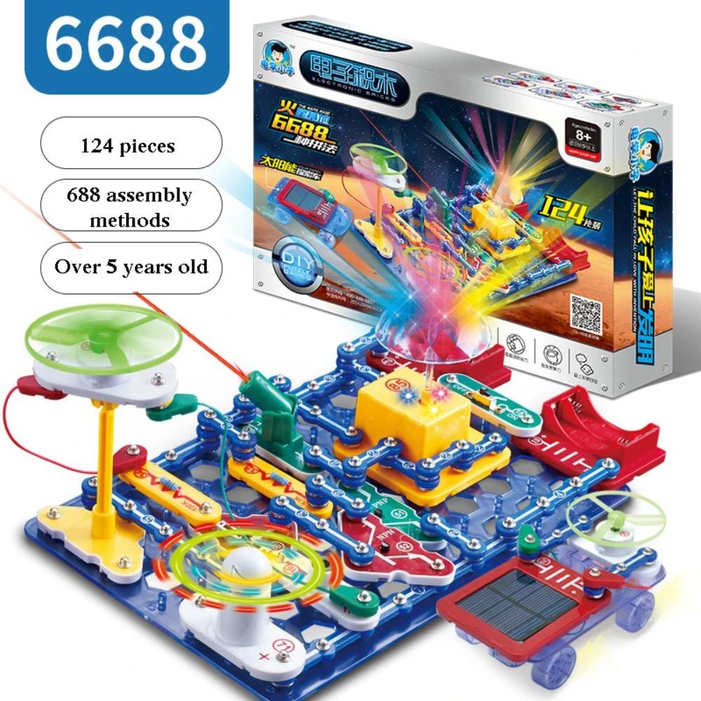 ANU Nuovo Circuito Blocco Elettronico Esperimento Scientifico Educativo Giocattoli Assemblati per Bambini Esplorazione Elettronica 8+