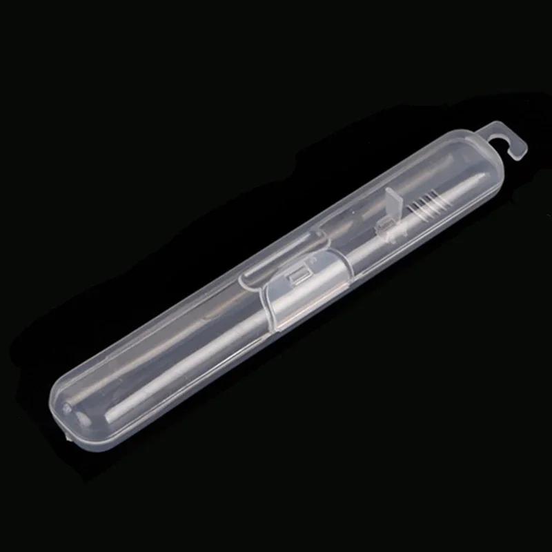 1Pc Travel Portable Toothbrush Holder Transparent Storage Box Case Practical Container Toothbrush Box Organizer Bathroom Tools