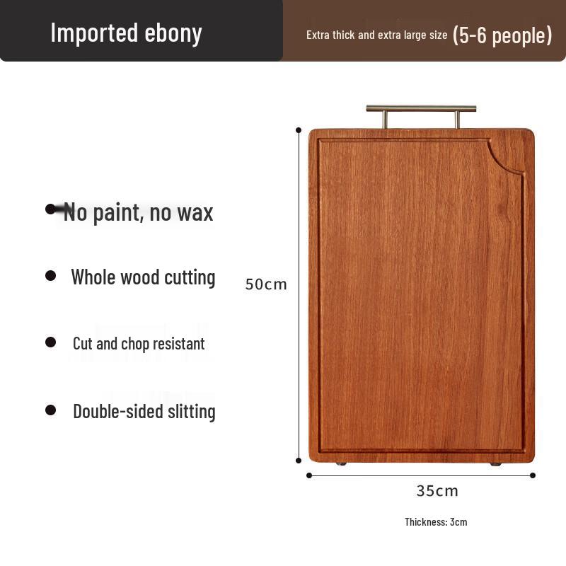 Shan Chong Shan Wenge Wood Solid Cutting Board