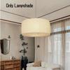 Paper Lamp Sheepskin Shades White Drum Shape Lantern Lampshade Living Room Decor