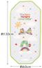 Skater Cot Easy Bed Bed Very Hungry Caterpillar BCV2 Cover, Medium, 60x130cm, Nursery, Naptime, Cover, Sheet, Design, Medium,