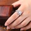 New Eternity Engagement Ring with Clear White Cubic Zirconia Prong Setting Fashion Wedding Rings for Women