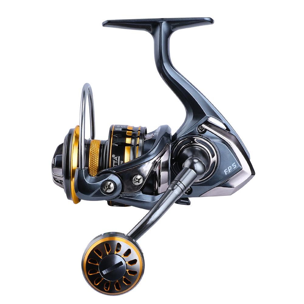 Vodotěsný celokovový rybářský naviják Bear King - 9+1 ložisek, 5.2:1 Převodový poměr, pro mořský rybolov, lov amurů bílých a bolenů.