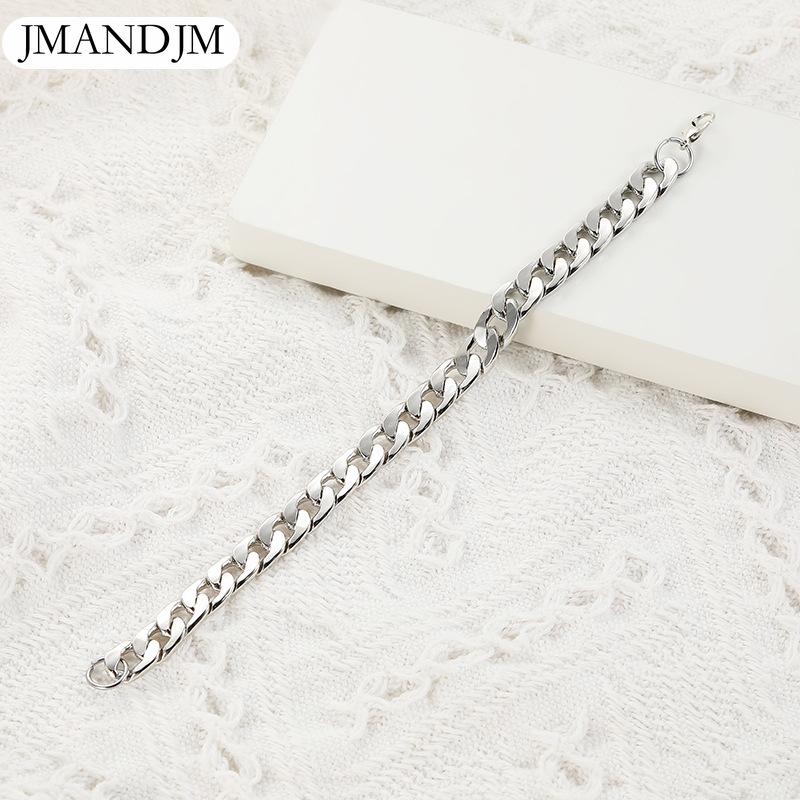Cuban chain new personalized hip-hop fashion versatile titanium steel women's bracelet