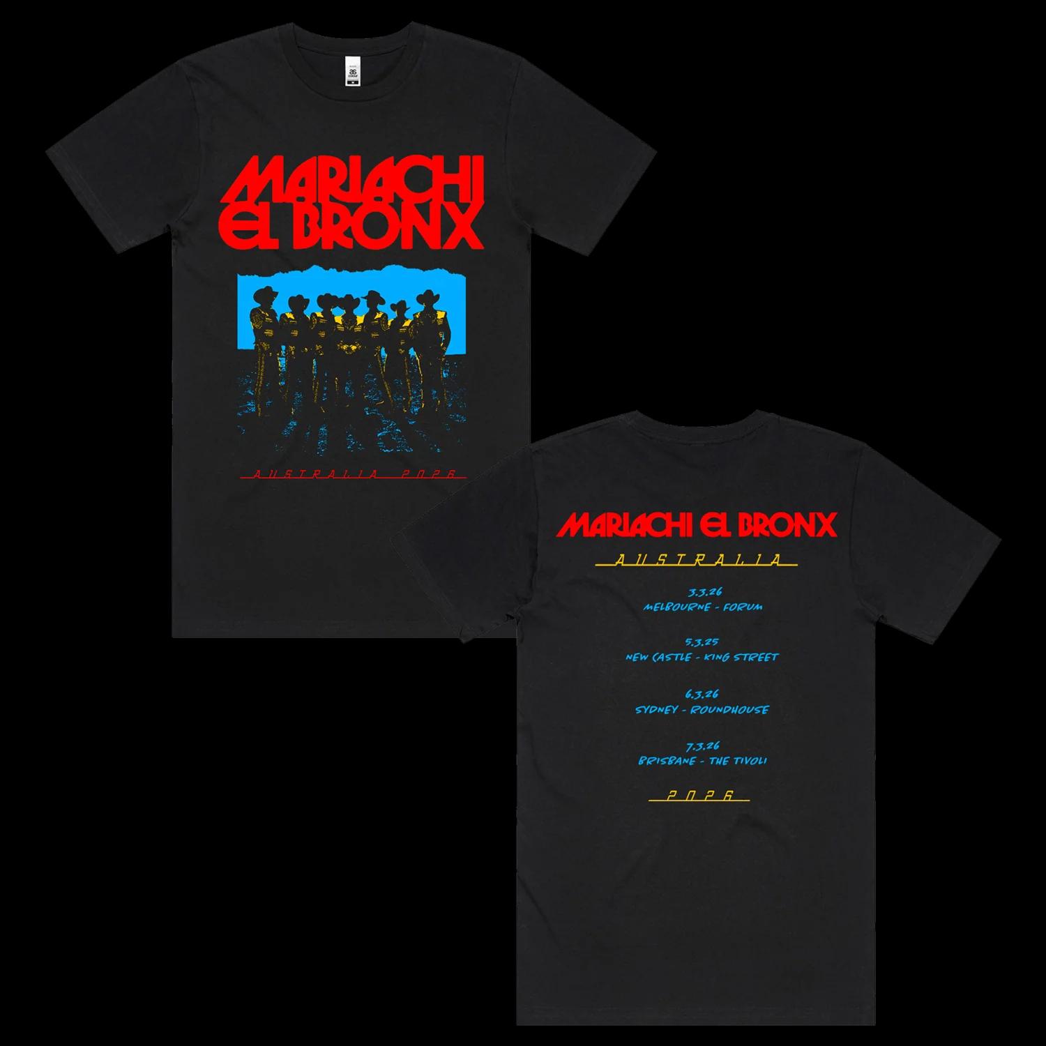 

2026 Mariachi El Bronx Rock Band Cotton Black Print Overszied Short Sleeves Unisex Women Unisex Clothing Hip Hop S