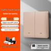 Zhengshang B1 WiFi Smart Switch: Alexa & Google Voice Compatible, EU Standard Panel