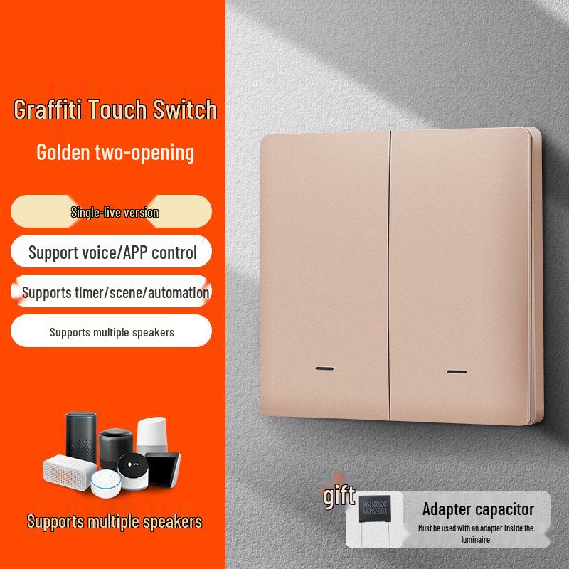 Zhengshang B1 WiFi Smart Switch: Alexa & Google Voice Compatible, EU Standard Panel