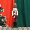 Nutcracker Christmas Decor 15Inch Christmas Wooden Ornament Figures Winemaker Nutcracker Large Traditional Holiday Crafts For