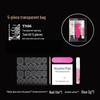 Wearable Nail Toolkit: Jelly Glue Solid Gel & Disposable Manicure Tools.