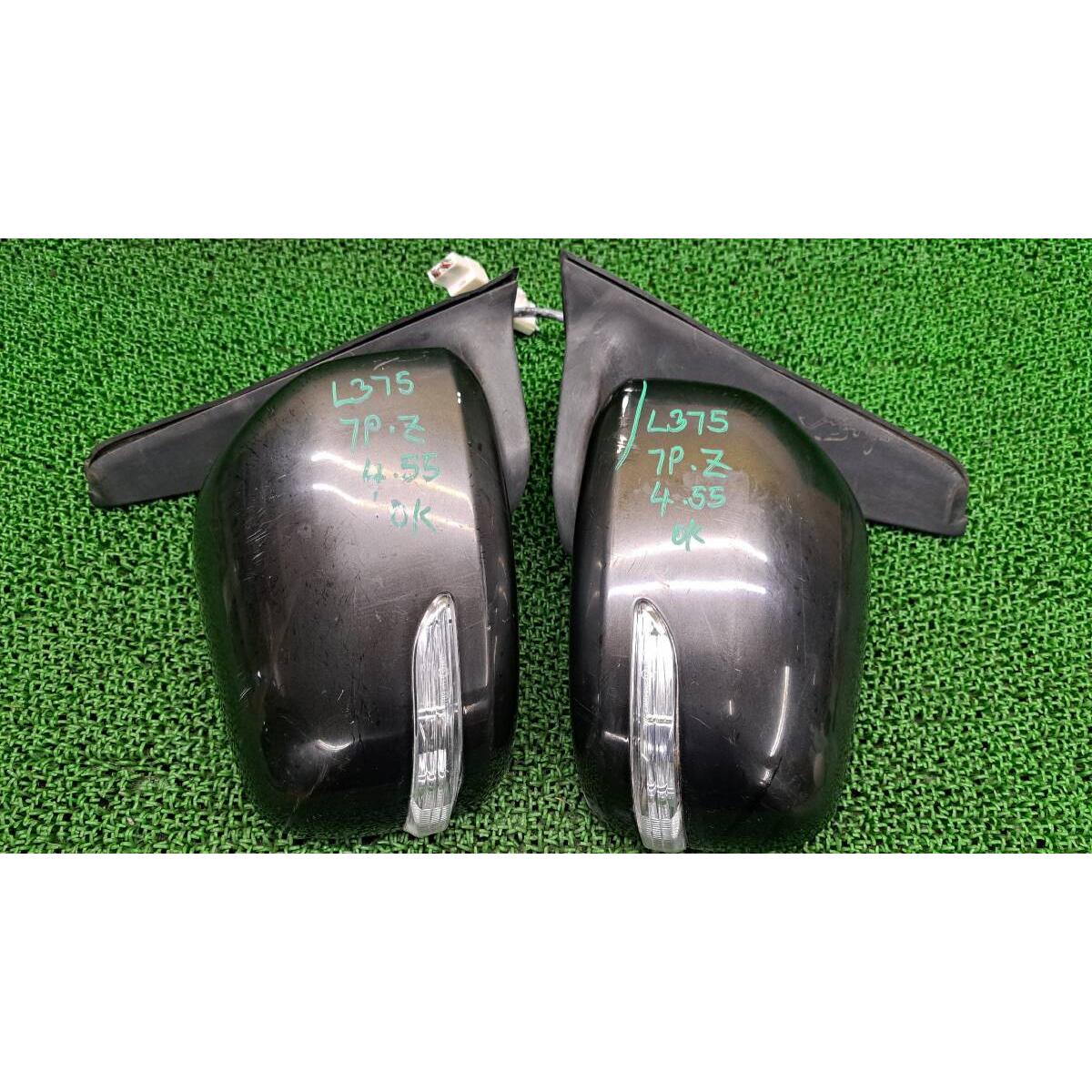 455 Tanto Custom L375S L385S Door mirror with turn signal Left and right set Side mirror Driver side/Passenger side Right Left 7P Operation confirmed