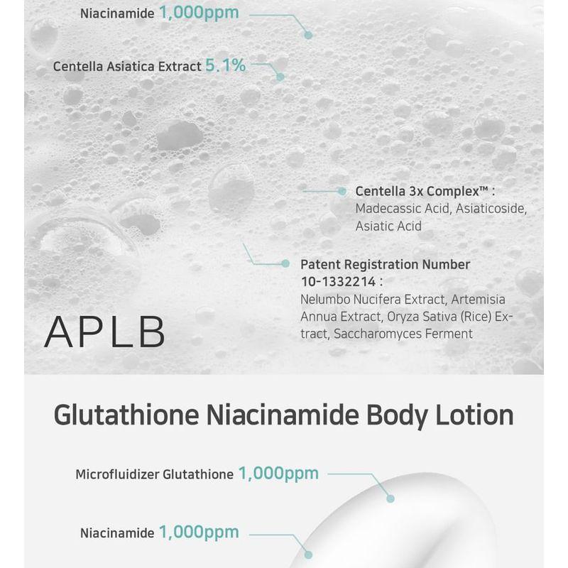 APLB - Glutathione Niacinamide Body 2 Types Sachet Set