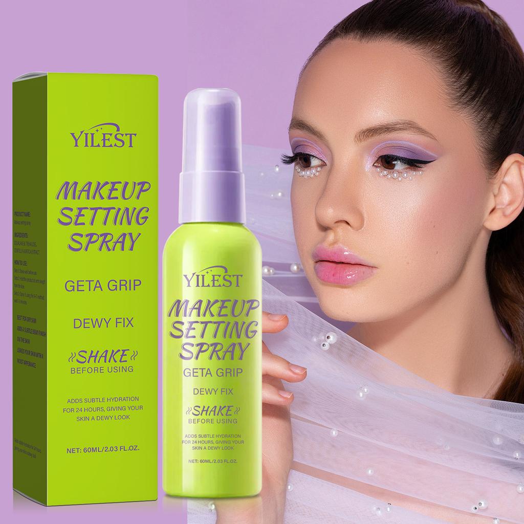 Olievrije Fixeerspray voor Vette Huid - Oliecontrole & Glansvrij, 12 Uur Langhoudend, Mat Effect, Niet-comedogeen