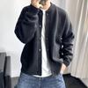 Heren Vest Gebreid Vest Herfst en Winter Casual Mode Losse Mouw Gestreept Jas