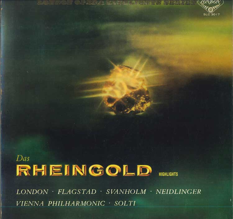

LP Record GEORG SOLTI VIENNA PHILHARMONIC OR Wagner Das Rheingold Excerpts SLC3017 LONDON 1970 Japan Classical Used
