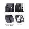 Large Capacity Waterproof Business Backpack Men USB Charging School Backpacks15.6 Inch Laptop Bagpacks for Men Back Pack Bags