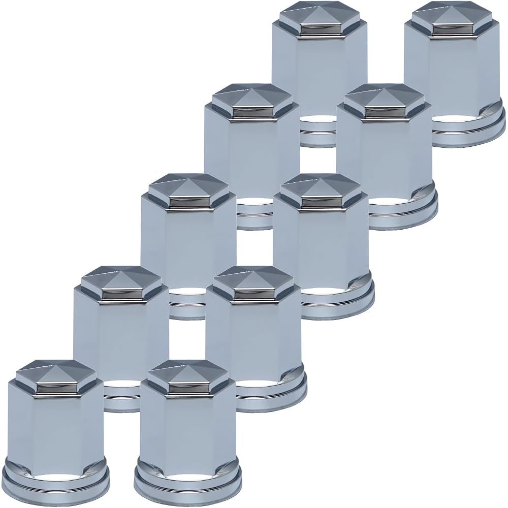 Jet Inoue ISO 33mm ABS Square Nut Covers Pack of 10 60H