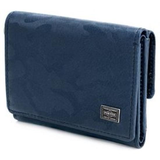 

(Porter) PORTER Men s Cotton Trifold Wallet [WONDER] 342-06038 4. Navy