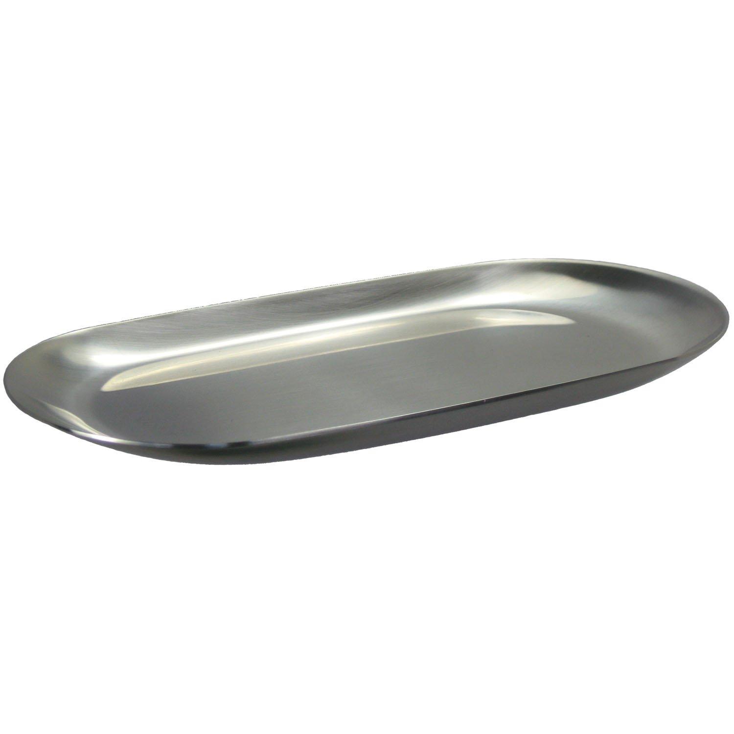 Nagao Oval Stainless Steel Stainless Made In Japan Tsubame-Sanjo Tray, 17.7Cm, 18-8 Steel,