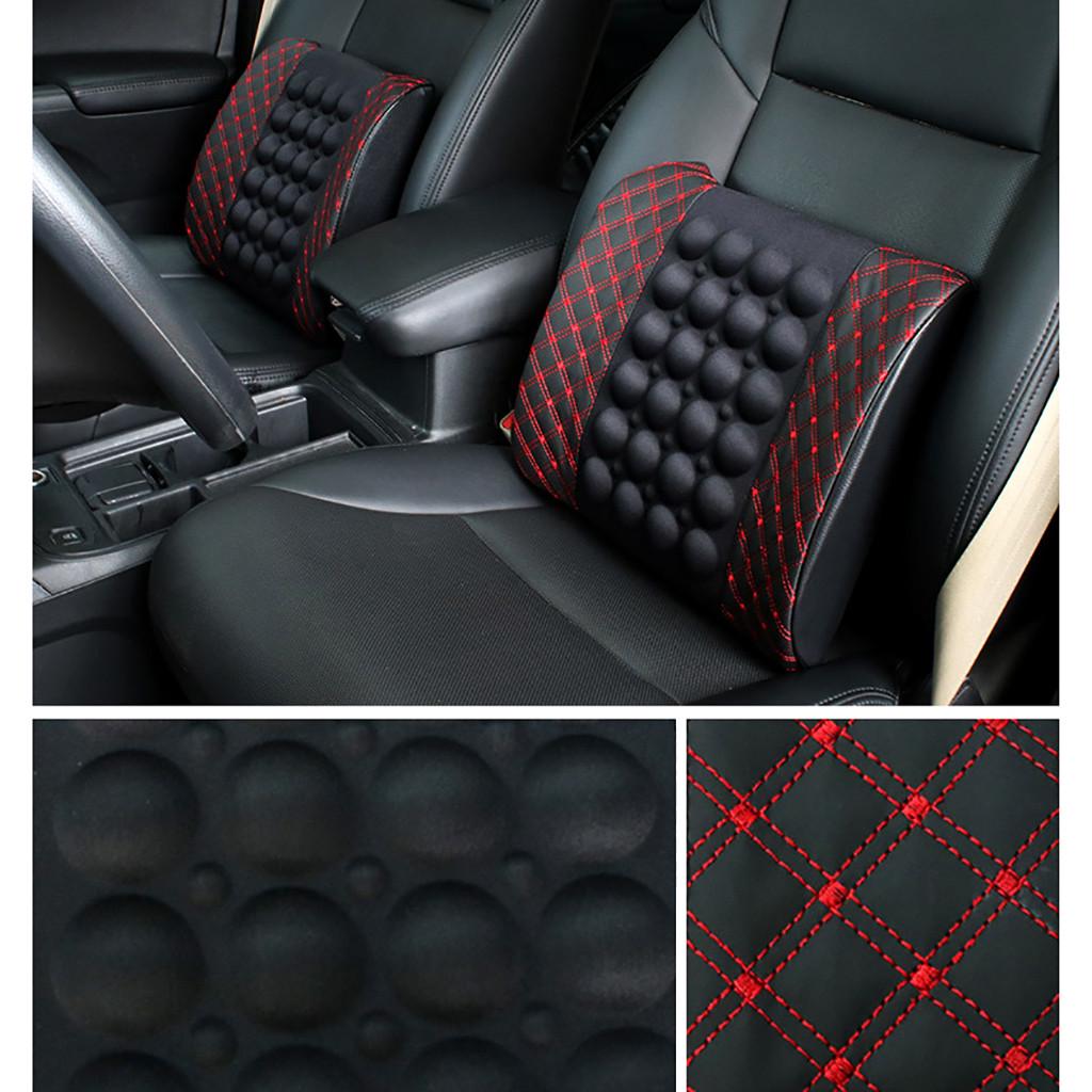 

Автомобильная электрическая массажная подушка, поясничный массаж, подушка для спинки автомобильного сиденья, поддержка талии