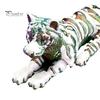 3D Printed Tiger Model Figure, Realistic with Movable Joints, Articulated Figure Forest Animal Figurine for Home Office Bookshelf Flexible Ornament