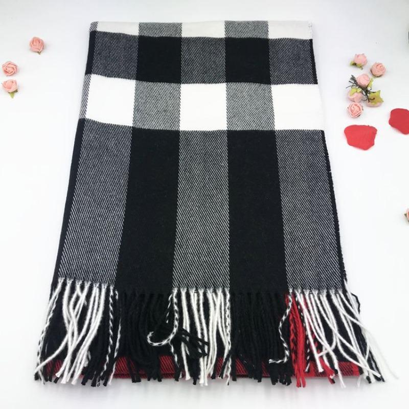 New autumn and winter wind classic babag color yang sticky cashmere scarf shawl couple scarf women
