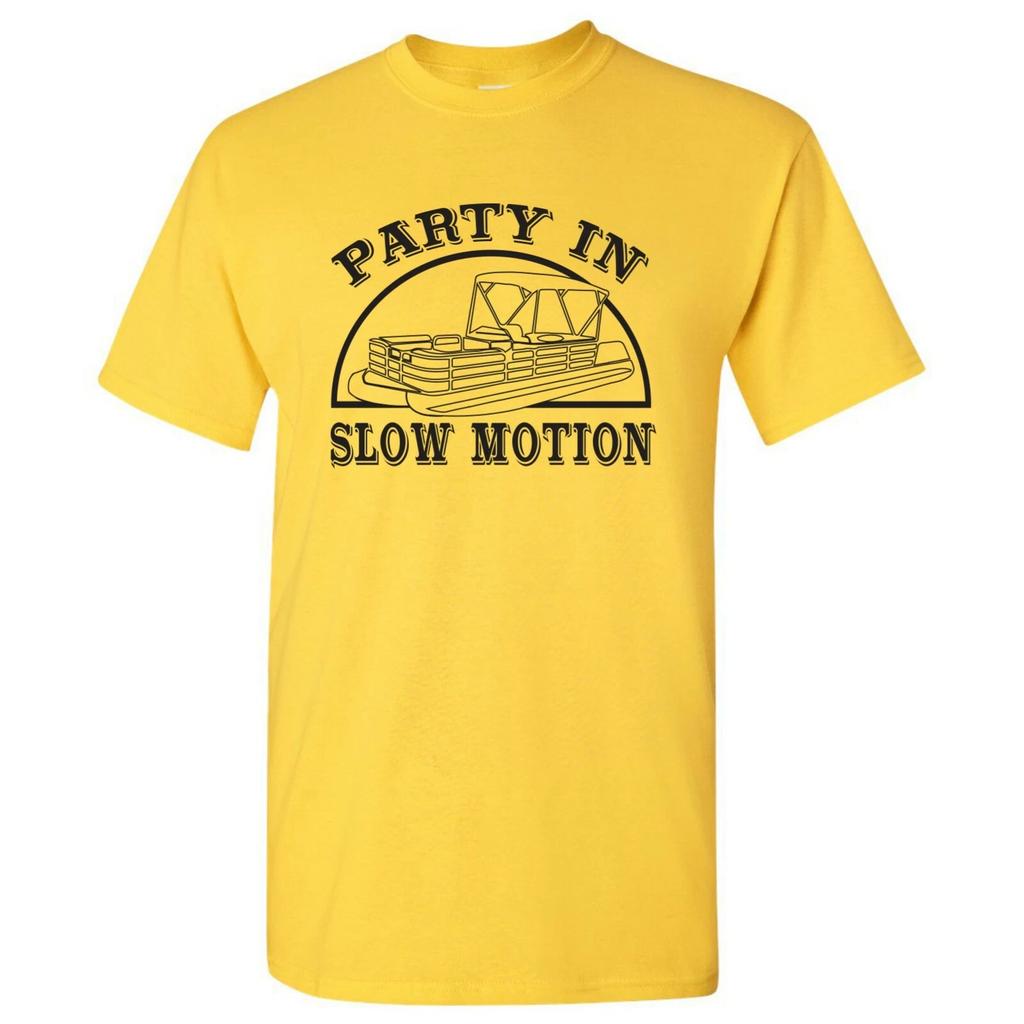 Party in Slow Motion - Funny Summer Fun Boating Vacation Time Unisex T Shirt