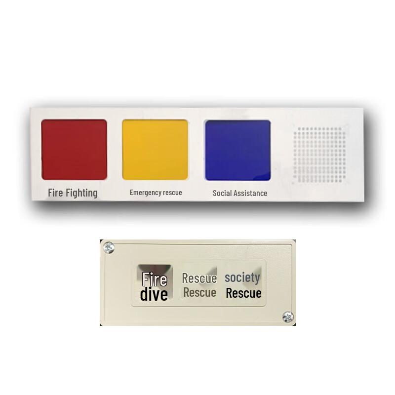 

Xunling Fire Alarm System with Sound & Light Alerts Default