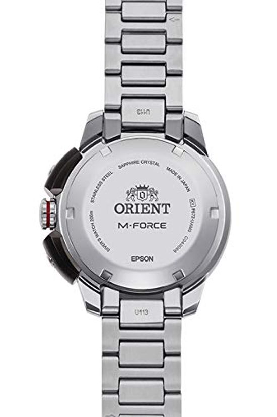 Orient Automatic Watch Mechanical Automatic with Domestic Warranty Waterproof for 200m Scuba Diving Red [ORIENT] M-Force Manufacturer's RN-AC0L02R