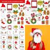 Party Christmas Decor Photography Props With Snowman Gingerbread Design Man