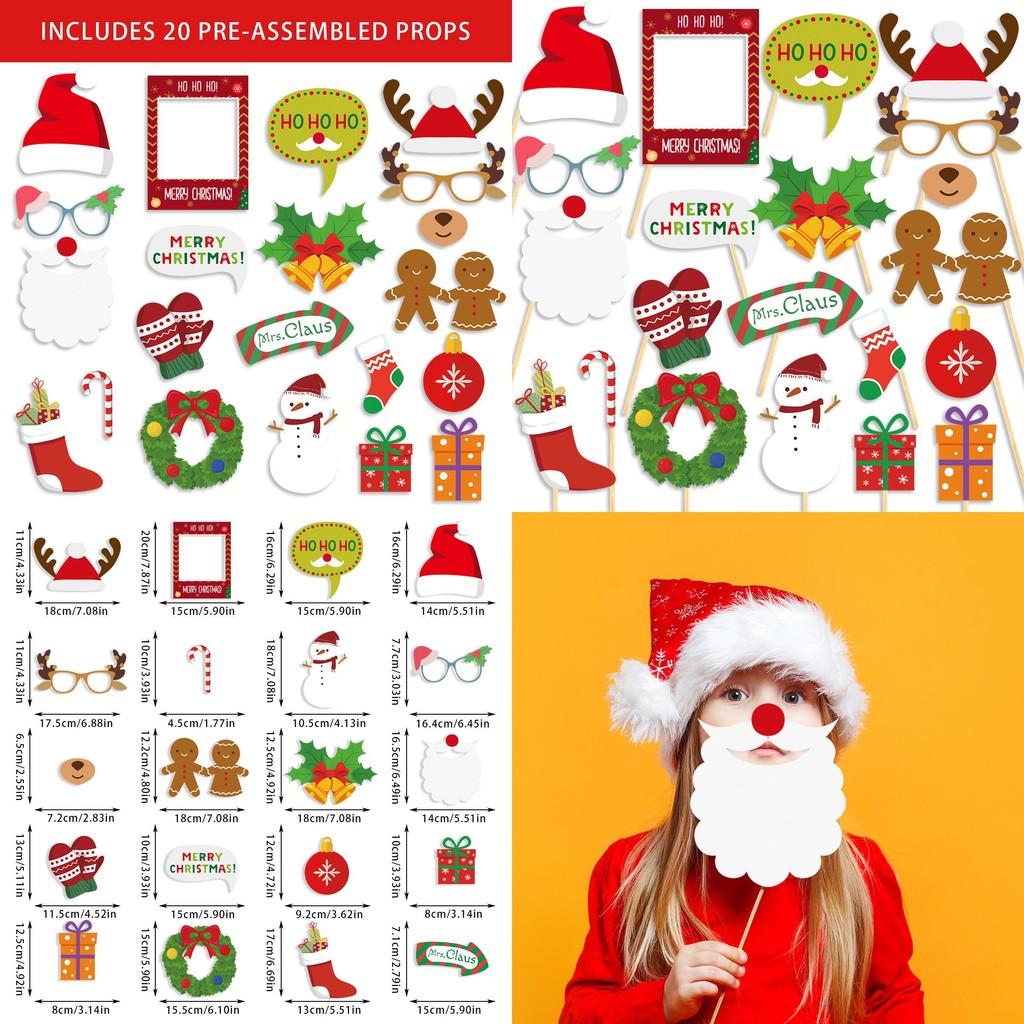 Party Christmas Decor Photography Props With Snowman Gingerbread Design Man