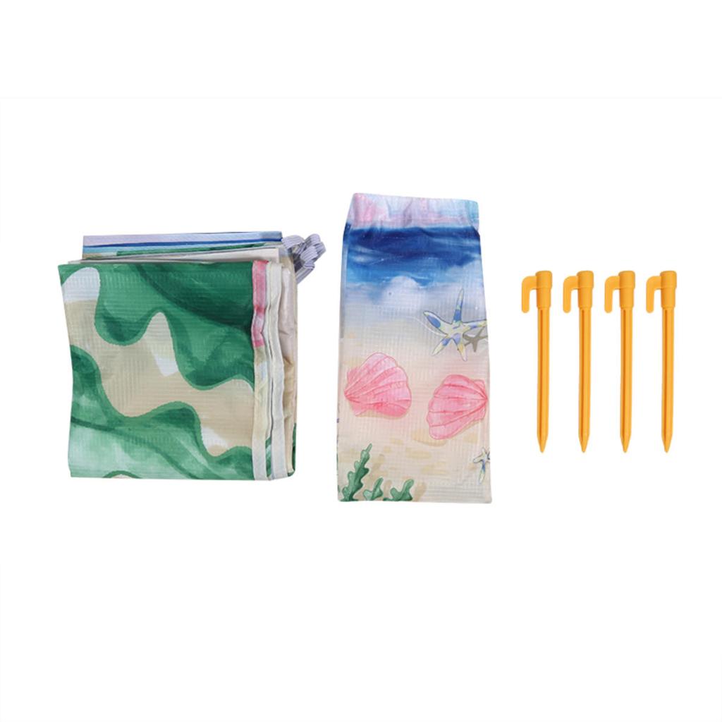 Lightweight Beach Mat Lawn Mat Waterproof Sandproof Camping Blanket  Portable Outdoor Outing Picnic Camp Pad