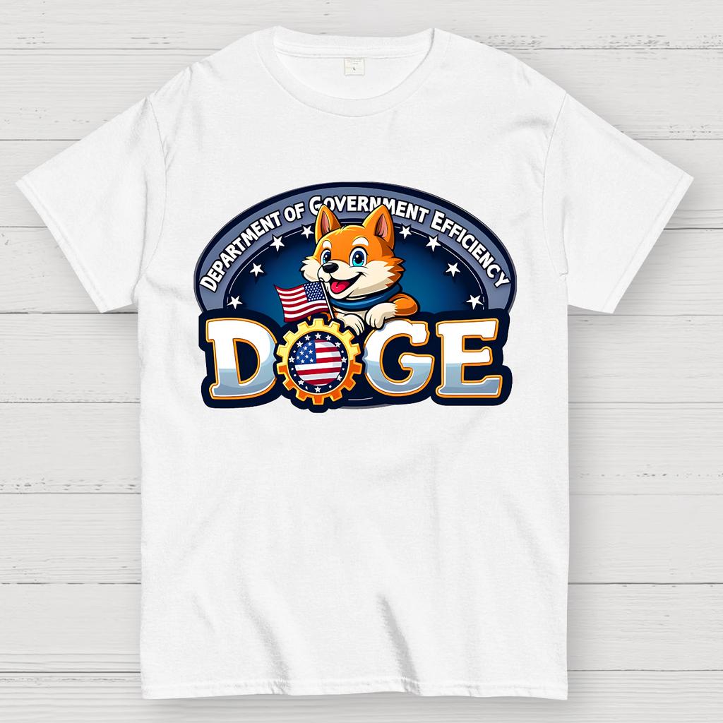 D.O.G.E-Department of Government Efficiency Cotton Summer Casual Cool Loose T-Shirt