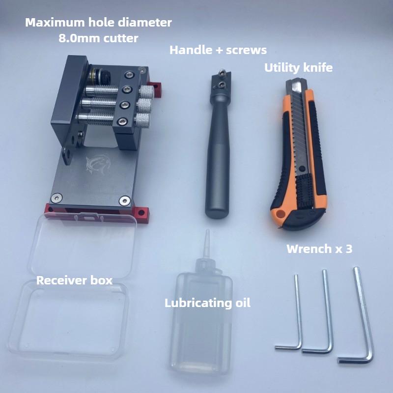 

Multi-function Positioning Cutter Professional Wire Positioning Shear Heat Shrink Silicone Tube Guillotine Cutting Knife Tools чёрный
