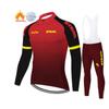 Winter Cycling Jersey Long Sleeve Thermal Windproof Bike Apparel Men Women Road