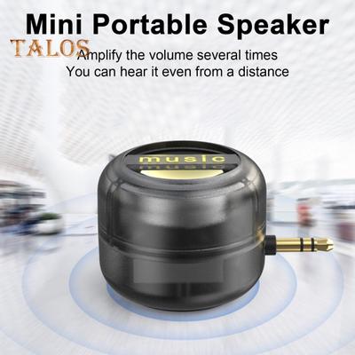 Mini přenosný reproduktor 3,5mm AUX audio rozhraní dobíjecí plug-play univerzální linkový reproduktor pro smartphone s čistými basy