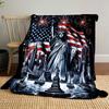 Statue of Liberty with Fireworks Print Blanket Soft and Cozy Perfect for the Living Room Bed Sofa or a Nap,gift