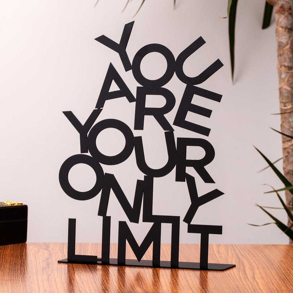 Muyika Metal Tabletop Decorative Object & Figurine Your Limit Bbl-m