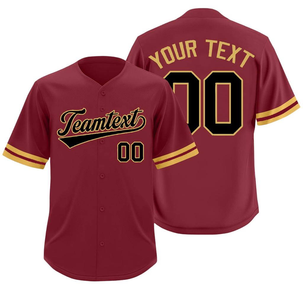 Custom Baseball Jerseys Personalized Printed Team Name & Number Sports Uniform For Men Women Youth