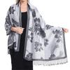 Luxury Brand Autumn And Winter Imitation Cashmere Cashmere Jacquard Fringed Shawl Dual-Purpose Scarf High-End Atmosphere Women