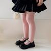 Stylish Children's Knee High Socks Soft and Breathable Above Knee Stockings Solid Non Slip Thickened Bottom Warm Socks